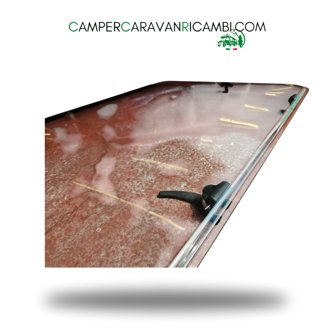 LASTRA FINESTRA IN PLEXIGLASS PER CAMPER HYMER ANNI '90 DELLA BIRKHOLZ (HYM 0386163)(HYM 1010102)