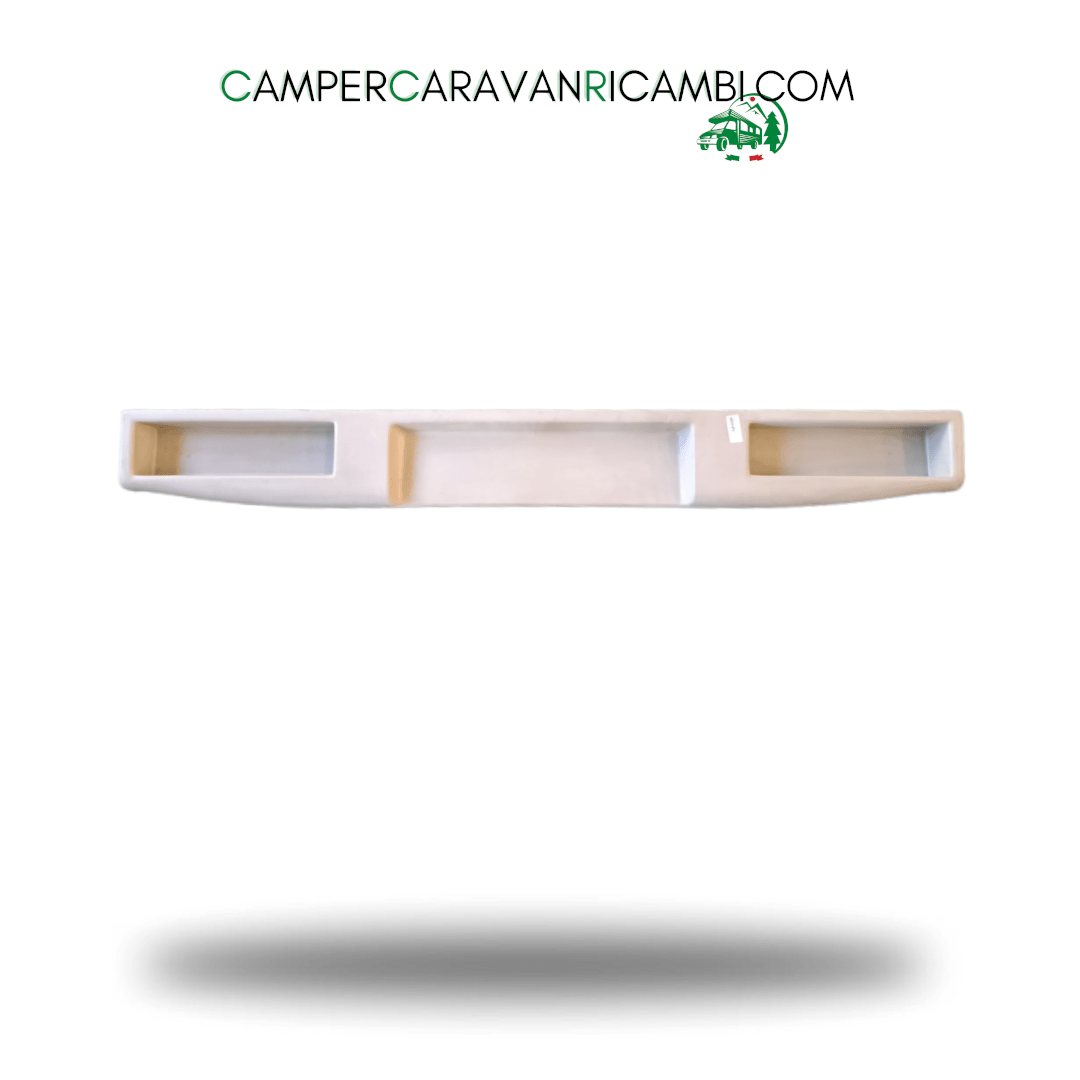 PARAURTI POSTERIORE GRIGIO PER CAMPER ELNAGH MARLIN ANNI '90 (31683) - campercaravanricambi.com