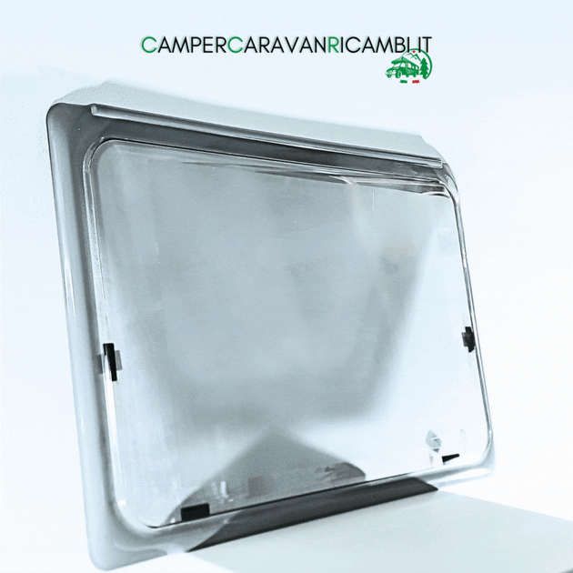 Finestra Universale Per Camper E Caravan – Doppio Vetro 900x460 Mm – Ricambio Con Cerniera In Alluminio - 5