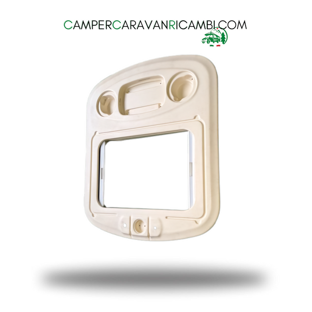 STAMPATA INTERNA IN PLASTICA COLOR AVORIO COMPLETA DI OSCURANTE E ZANZARIERA PLISSETTATI PER CAMPER LAIKA DAL 2001 AL 2006 (43464)