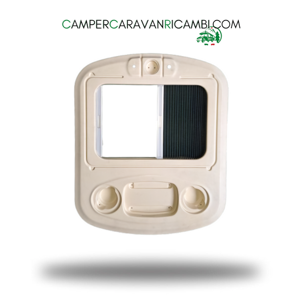 STAMPATA INTERNA IN PLASTICA COLOR AVORIO COMPLETA DI OSCURANTE E ZANZARIERA PLISSETTATI PER CAMPER LAIKA DAL 2001 AL 2006 (43464)