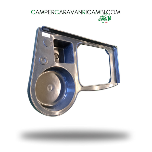 PIANO COTTURA STAMPATO IN VETRORESINA PER CAMPER ARCA PRIMI ANNI 2000 COLORE NERO (MP-00851)