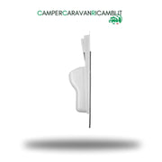 STAMPATA IN PLASTICA GRIGIA PORTA RIFIUTI PER PORTA CELLULA CAMPER ARCA PRIMI ANNI 2000 (MP-00870)