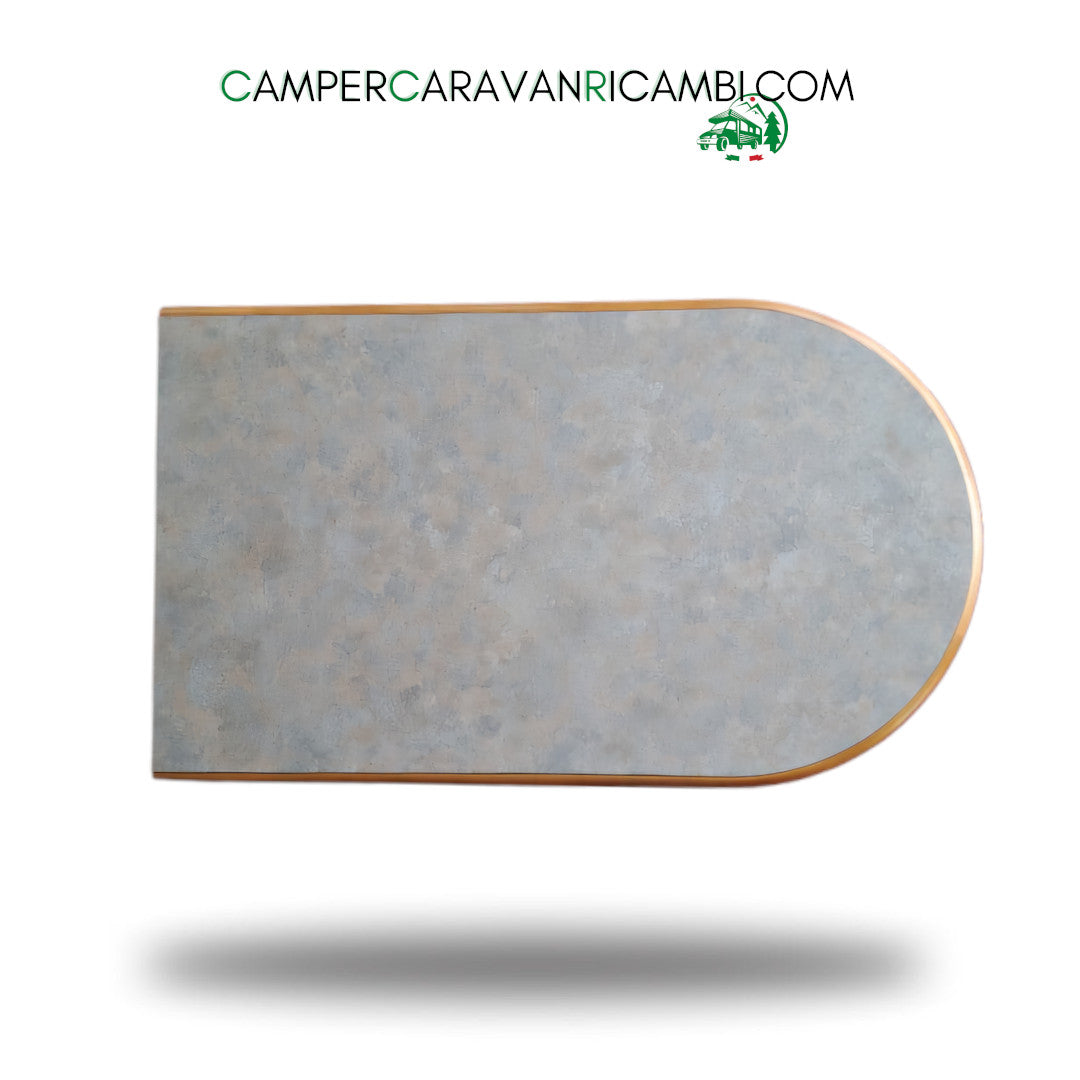 PIANO TAVOLO SAGOMATO CON PROLUNGA PER CAMPER RAPIDO MOD. 966M PRIMI ANNI 2000 (906RR62384AB)