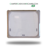 FINESTRA BAGNO IN PLEXIGLASS CON BORDO GRIGIO OPALINA (1050630)