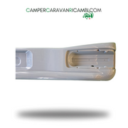 PARAURTI POSTERIORE IN PLASTICA COLOR GRIGIO SCURO PER CAMPER CHAUSSON WELCOME PRIMI ANNI 2000 (216582R)