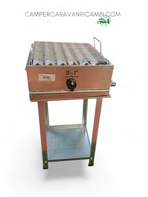 BARBECUE A GAS BEP 1 FUOCO INOX (BEP01) - campercaravanricambi.com