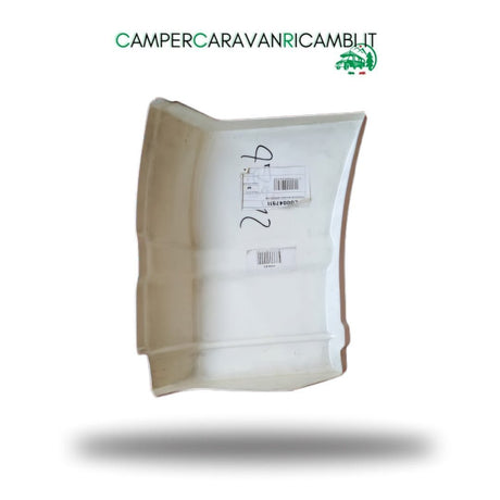 CANTONALE INFERIORE ANTERIORE DX COLOR BIANCO PER CAMPER ELNAGH FINE ANNI '90 (47511) - campercaravanricambi.com