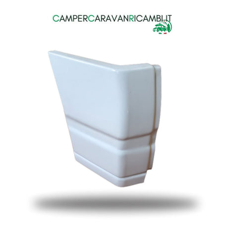 CANTONALE INFERIORE ANTERIORE DX COLOR BIANCO PER CAMPER ELNAGH FINE ANNI '90 (47511) - campercaravanricambi.com