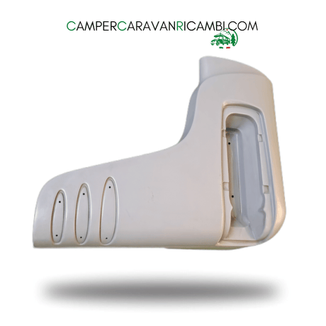 CANTONALE PARAURTI POSTERIORE SX PER CAMPER E CARAVAN DETHLEFFS FINE ANNI '90 INIZIO 2000 COLOR GRIGIO (0520350) - campercaravanricambi.com