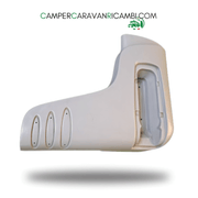 CANTONALE PARAURTI POSTERIORE SX PER CAMPER E CARAVAN DETHLEFFS FINE ANNI '90 INIZIO 2000 COLOR GRIGIO (0520350) - campercaravanricambi.com