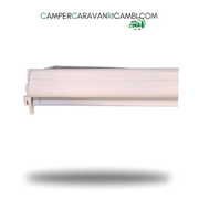 CASSETTA CON OSCURANTE E ZANZARIERA COLOR AVORIO PER CARAVAN - campercaravanricambi.com