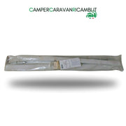 CORNICE COMPLETA DI OSCURANTE E ZANZARIERA COLORE GRIGIO CHIARO (56007.40) - campercaravanricambi.it