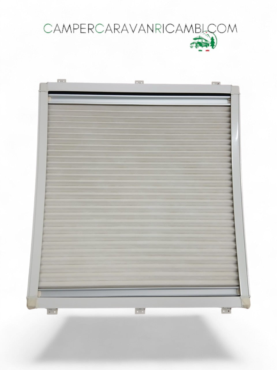 CORNICE CURVA CON OSCURANTE PLISSETTATO HOBBY (2423100016) - campercaravanricambi.com