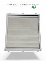 CORNICE CURVA CON OSCURANTE PLISSETTATO HOBBY (2423100016) - campercaravanricambi.com