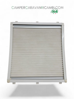 CORNICE CURVA CON OSCURANTE PLISSETTATO HOBBY (2423100016) - campercaravanricambi.com