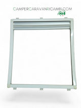 CORNICE CURVA CON OSCURANTE PLISSETTATO HOBBY (2423100016) - campercaravanricambi.com