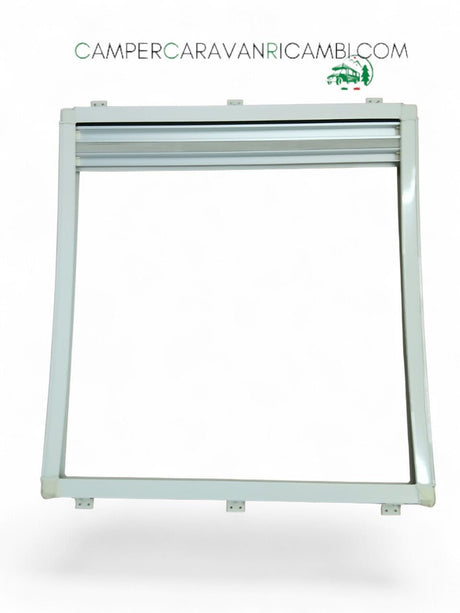 CORNICE CURVA CON OSCURANTE PLISSETTATO HOBBY (2423100016) - campercaravanricambi.com