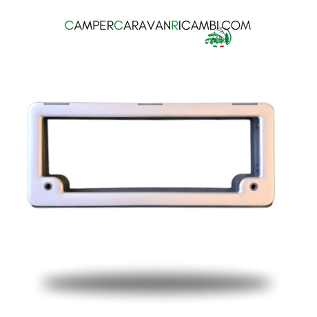 CORNICE ESTERNA SPORTELLO THETFORD COLORE ARGENTO PER CAMPER E CARAVAN - campercaravanricambi.com