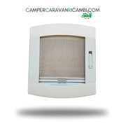 CORNICE INTERNA CON OSCURANTE E ZANZARIERA PER OBLÒ A TETTO REMIS VARIO FORO SCOCCA 40x40 - campercaravanricambi.com