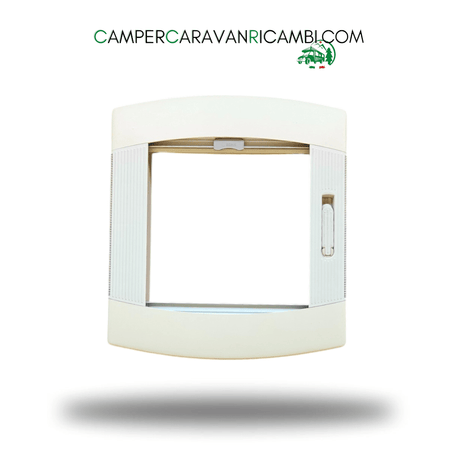 CORNICE INTERNA CON OSCURANTE E ZANZARIERA PER OBLÒ A TETTO REMIS VARIO FORO SCOCCA 40x40 - campercaravanricambi.com