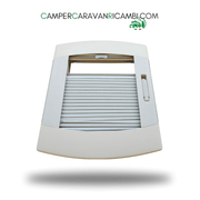 CORNICE INTERNA CON OSCURANTE E ZANZARIERA PER OBLÒ A TETTO REMIS VARIO FORO SCOCCA 40x40 - campercaravanricambi.com