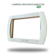 CORNICE INTERNA OBLÒ 70 X 50 CM CON OSCURANTE E ZANZARIERA PER CARAVAN HOBBY PRIMI ANNI 2000 - campercaravanricambi.com