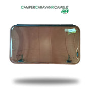 FINESTRA A COMPASSO MARRONE/FUMÉ PER CAMPER ARCA ANNI '90 (C555708) - campercaravanricambi.com