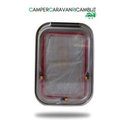 FINESTRA CAMPER CARAVAN COLORE GRIGIO (CODICE 1627911) - campercaravanricambi.it