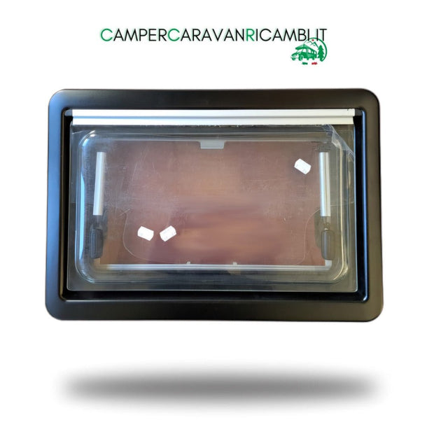 FINESTRA DOMETIC SEITZ COMPLETA DI CORNICE ESTERNA ED INTERNA CON OSCURANTE E ZANZARIERA (28002.AC.95) - campercaravanricambi.com