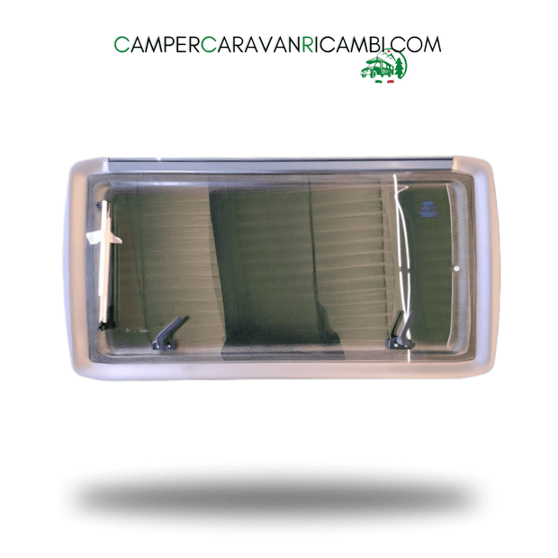 FINESTRA GRIGIA IN PLEXIGLASS PER CARAVAN HOBBY STAGIONE 2009 (2412200009) - campercaravanricambi.com