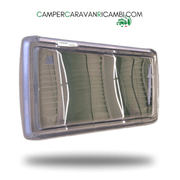 FINESTRA GRIGIA IN PLEXIGLASS PER CARAVAN HOBBY STAGIONE 2009 (2412200009) - campercaravanricambi.com