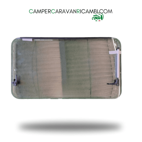 FINESTRA IN PLEXIGLASS COLOR GRIGIO/FUMÉ MODELLO DOMETIC S7 900 X 520 - campercaravanricambi.com