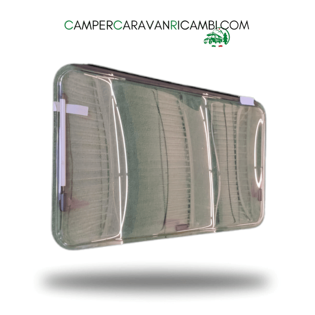 FINESTRA IN PLEXIGLASS COLOR GRIGIO/FUMÉ MODELLO DOMETIC S7 900 X 520 - campercaravanricambi.com
