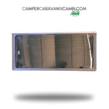 FINESTRA IN PLEXIGLASS CON BORDO GRIGIO PER CARAVAN FENDT FINE ANNI '90 - campercaravanricambi.com