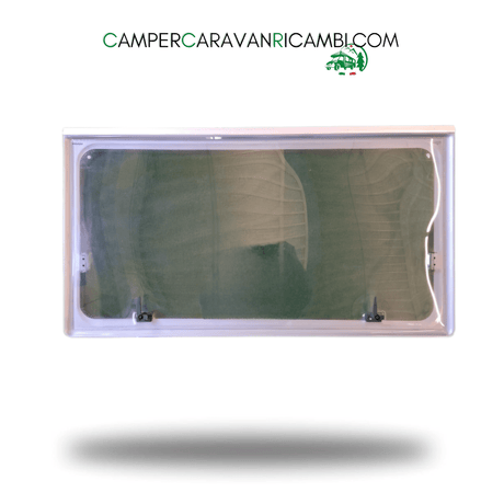 FINESTRA IN PLEXIGLASS CON BORDO GRIGIO PER CARAVAN FENDT KARAT/JOKER/DIAMANT FINE ANNI '90 (B000127007) - campercaravanricambi.com