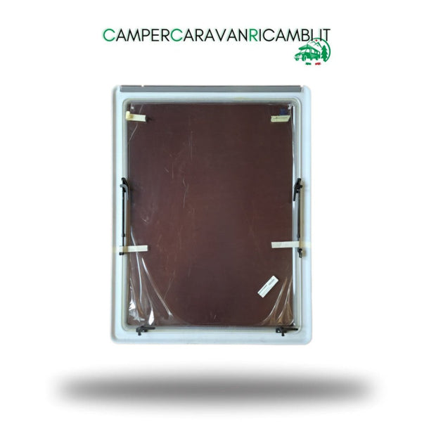 FINESTRA IN PLEXIGLASS CON BORDO GRIGIO PER CARAVAN HOBBY VERSIONE INGLESE STAGIONE 1999/2000 (2412510099) - campercaravanricambi.com