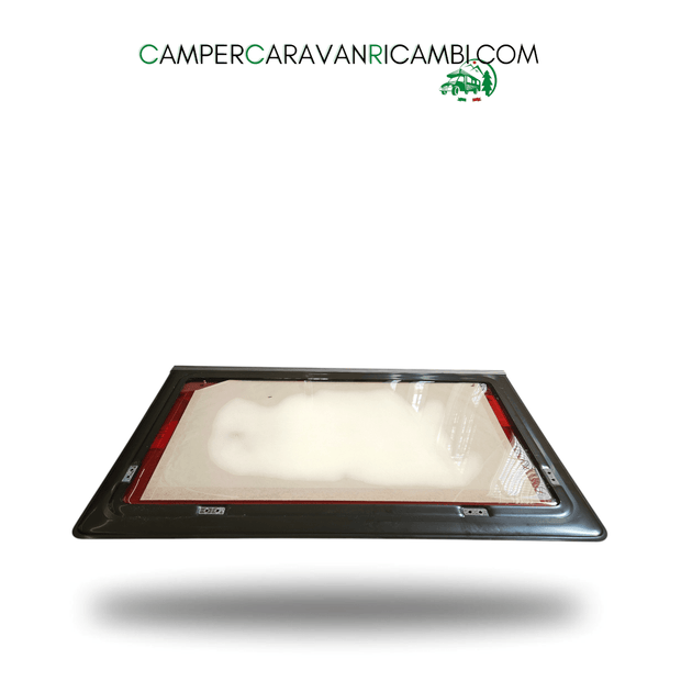 FINESTRA IN PLEXIGLASS FUMÉ/MARRONE MARCA ROXITE PER CAMPER E CARAVAN ANNI '90 - campercaravanricambi.com