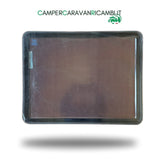 FINESTRA IN PLEXIGLASS NERA FISSA PER CAMPER E CARAVAN HOBBY FINE ANNI '90 (243010) - campercaravanricambi.com