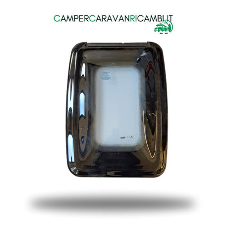 FINESTRA IN PLEXIGLASS NERA OPALINA PER BAGNO CARAVAN HOBBY INIZIO ANNI 2000 MARCA PARAPRESS - campercaravanricambi.com