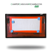 FINESTRA IN PLEXIGLASS NERA PER CARAVAN HOBBY PREMIUM DAL 2011 AL 2021 (2415160016) - campercaravanricambi.com