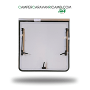 FINESTRA IN PLEXIGLASS OPALINA BAGNO PER CAMPER ELNAGH ANNI '90. MOD. PARAPRESS F86 - campercaravanricambi.com