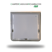 FINESTRA IN PLEXIGLASS OPALINA BAGNO PER CAMPER ELNAGH ANNI '90. MOD. PARAPRESS F86 - campercaravanricambi.com