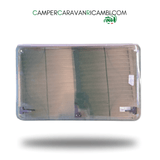 FINESTRA IN PLEXIGLASS TRASPARENTE FUMÉ PER CAMPER HYMER FINE ANNI '90 / INIZIO 2000 (0396623) - campercaravanricambi.com