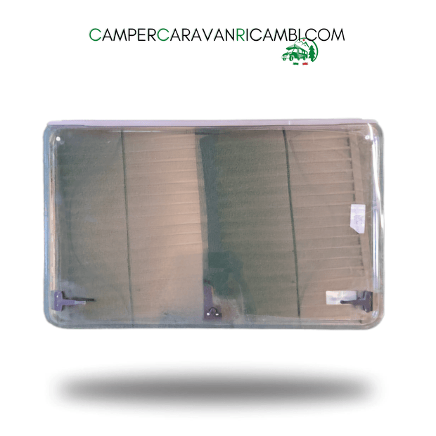 FINESTRA IN PLEXIGLASS TRASPARENTE FUMÉ PER CAMPER HYMER FINE ANNI '90 / INIZIO 2000 (0396623) - campercaravanricambi.com