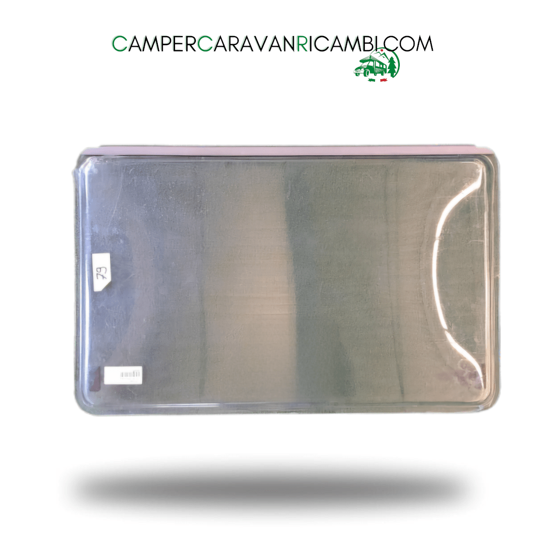 FINESTRA IN PLEXIGLASS TRASPARENTE FUMÉ PER CAMPER HYMER FINE ANNI '90 / INIZIO 2000 (0396623) - campercaravanricambi.com