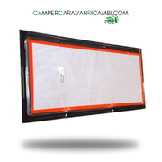 FINESTRA NERA IN PLEXIGLASS PER CARAVAN HOBBY DAL 2010 AL 2016. MARCA POLYPLASTIC - campercaravanricambi.com