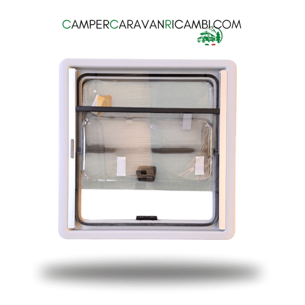 FINESTRA SCORREVOLE COMPLETA DI CORNICE ESTERNA PER CAMPER MARCA DOMETIC SEITZ (C559043) - campercaravanricambi.com