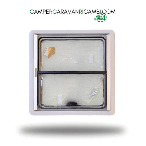 FINESTRA SCORREVOLE COMPLETA DI CORNICE ESTERNA PER CAMPER MARCA DOMETIC SEITZ (C559043) - campercaravanricambi.com
