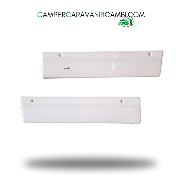 KIT PLASTICHE DX E SX PORTIERE DI COLOR BIANCO PER CAMPER ELNAGH MODELLO SLEEK FINE ANNI '90 (47554) - campercaravanricambi.com